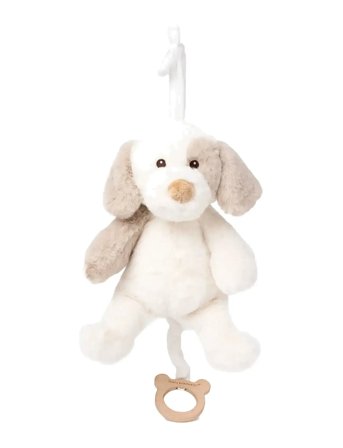 Karo, Speldosa, Hund White Teddykompaniet