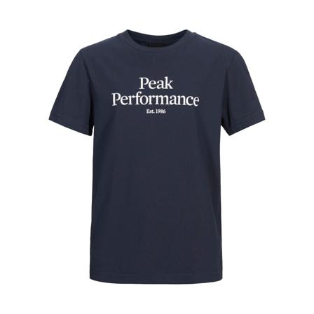 Peak Performance Junior Original Tee (Spring 2021) Children short-sleeved sweaters Blue 170