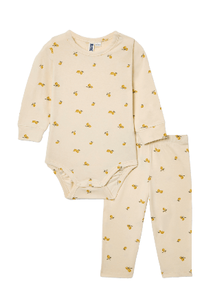 RIKIKI Tvådelat set ROY Bodies & Gul 80