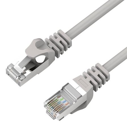HP Ethernet CAT5E F/UTP nätverkskabel, 2m (vit)