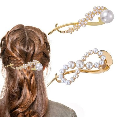 Hiuspinnit 2 kpl Hiusklipsit Hiustarvikkeet Naisille Tytöille Hienot Hiukset ja Keskipaksut Hiukset Ranskalainen Design Hiustapit