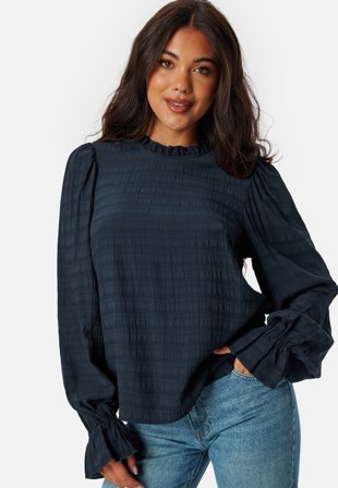 BUBBLEROOM Viscose Frill Blouse Klær