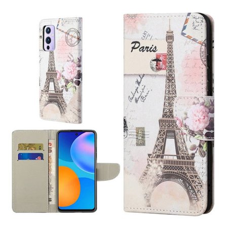 Wonderland OnePlus 9 Pro flip kuoret - Rauta Torni