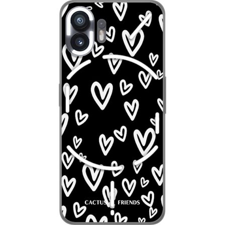 Kompatibel Mobilcover til Nothing Nothing Phone (2) Cactus and Friends - Handdrawn Love Chaos