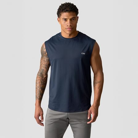 ICANIWILL Stride Sleeveless T-shirt Marinblå