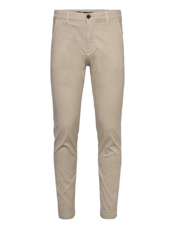Aop Superflex Chino Pants Cream Lindbergh