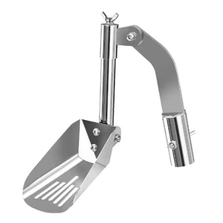 Rännslev Lövrensningssked Rostfritt Stål Rengörare