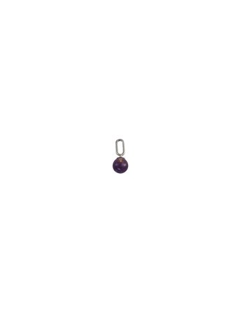 St Drop Charm Purple Design Letters