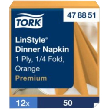 SERVIETT LINSTYLE ORANGE 39X39