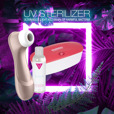 Satisfyer Pro 2 Next Generation, UV Toy Box & Lube Kit