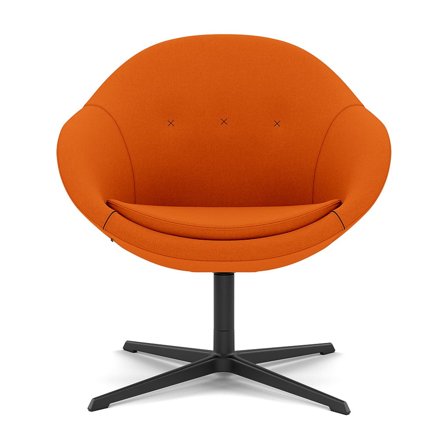 Varier Furniture Kokon Club - Orange Wool - Black base