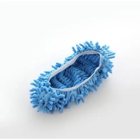 2 bitar Chenille Mopp Tofflor Dammborttagning Fot strumpor Mopp keps Multifunktionell Golv rengöring Lata sko överdrag damm samlare