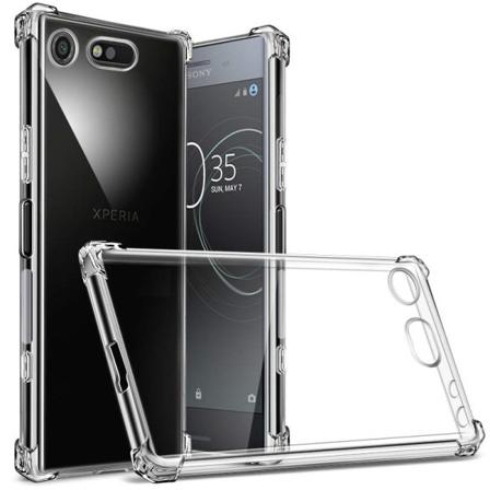 Xperia XZ & XZs iskuja vaimentava silikonisuojus Shockr Transparent
