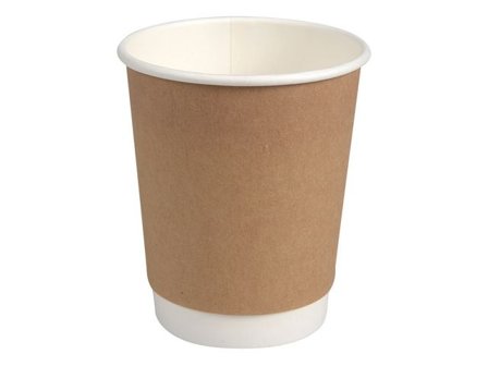ABENA Kaffebägare double wall 24cl brun 25/fp - Lyreco - Kök och servering - Engångsartiklar - Pappersbägare