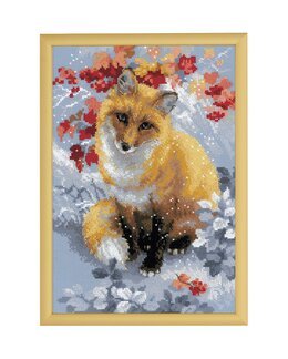 Broderikit Billede Ræven - Riolis