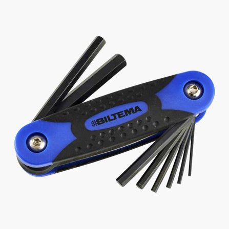 Insexnyckelsats vikbar mm 8 st.