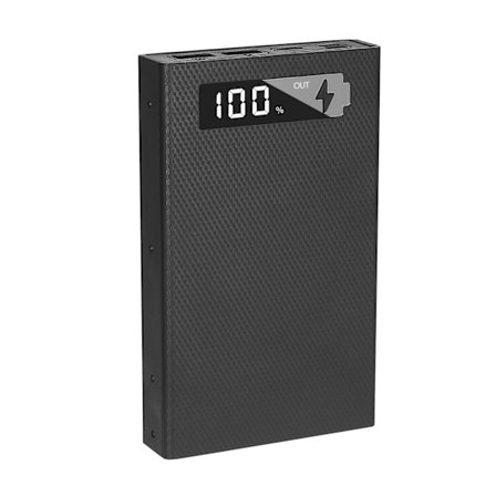 5 X 18650 Mobil Powerbank Låda Avtagbar Hållare Laddningslåda Laddning Qc 3.0 Pd Diy Skal-6