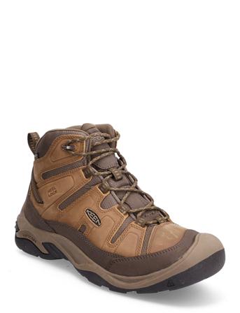 Ke Ke Circadia Mid Wp M-Bison-Brindle Shoes Sport Shoes Outdoor/hiking Shoes Brun KEEN