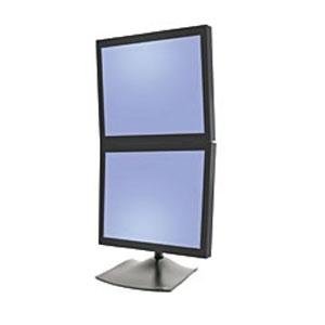Ergotron DS100 monteringssett - lav profil - for 2 LCD-skjermer - svart