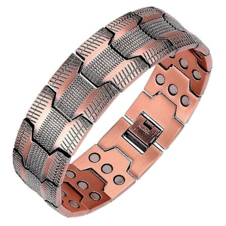 Magnetarmband i koppar för män 3x Styrka 99,99 (FMY)