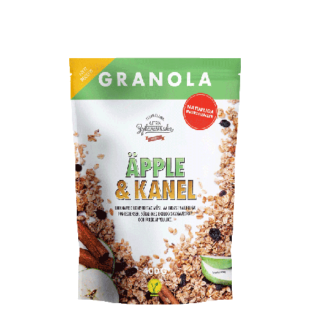 Clean Eating Granola Eple & Kanel, 400 g