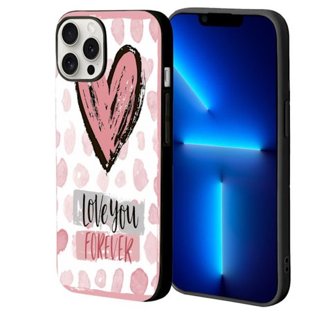 Ajantasainen iPhone 12 / 12 Pro -kuori, iPhone 15 -kotelo kukka kuvioinen malleille 13 Pro Max 14 15 Plus XR X 17 16 Ystävänpäiväsuoja