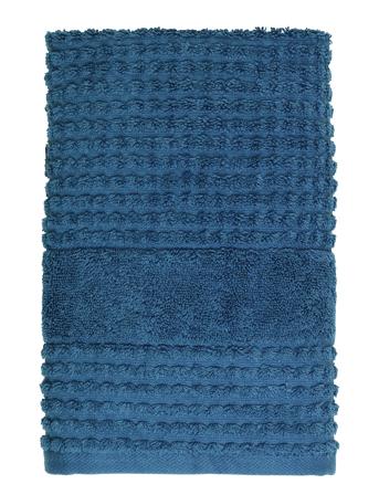 Check Håndklæde 50X100 Cm Blue Juna