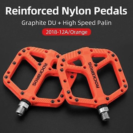 ROCKBROS Ultralette Forseglede Lejer Cykelpedaler Cykling Nylon Vej BMX MTB Pedaler Flade Platform Dele Tilbehør