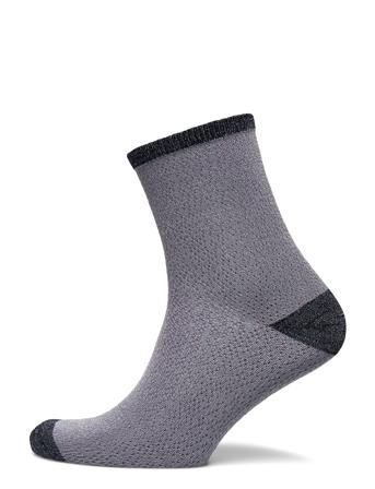 Drop Needle Glow Sock Grey Becksöndergaard
