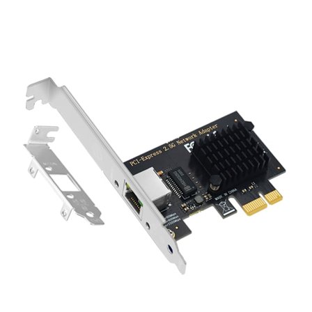 PCI Express PCI-E 1X verkkokortti 10/100/2500Mbps RJ45 LAN-sovittimen muunnin