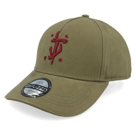 Difuzed - Grön adjustable Keps - Doom The Dark Ages Slayer Adjustable @ Hatstore