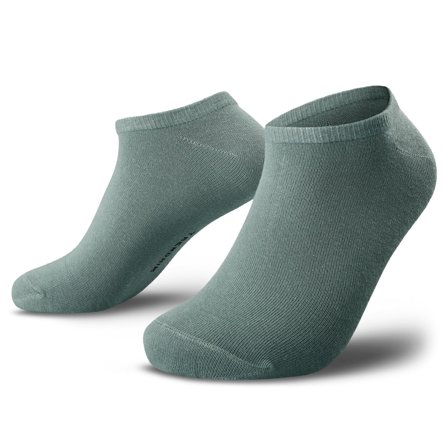 FlexFeel | Calzini alla caviglia verde chiaro per uomini - Calzini alla caviglia