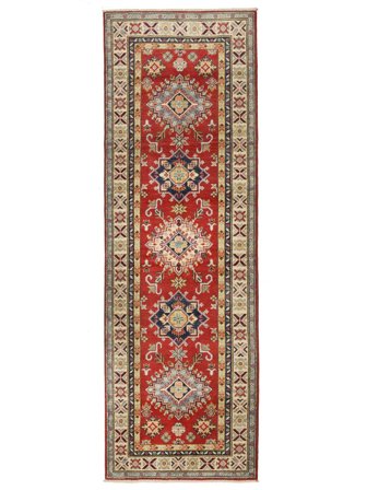 83X254 Alfombra Kazak Fine Oriental De Pasillo (Lana, Afganistán) Carpetvista