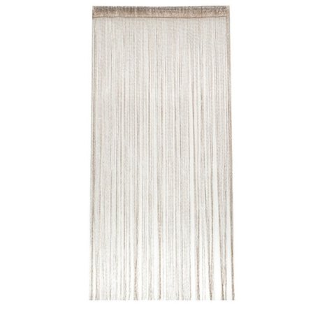 Hengende perlegardiner CHAMPAGNE