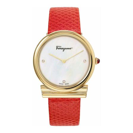 Salvatore Ferragamo - Vintage Klockor - Röd - Dam - Storlek: One Size, Dam, Storlek: ONE SIZE