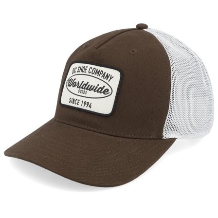 DC - Brun trucker Keps - Pit Stop Dark Earth Trucker @ Hatstore
