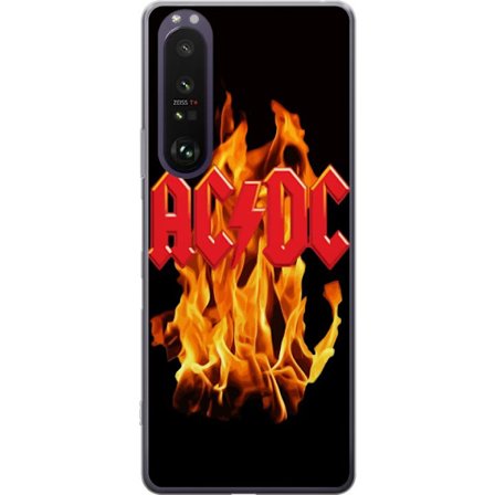 Kompatibelt Mobilskal till Sony Sony Xperia 1 III AC DC Elektrisk Rockband Musik