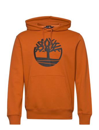 Core Tree Logo Pull Over Hoodie Hoodie Trøje Orange Timberland