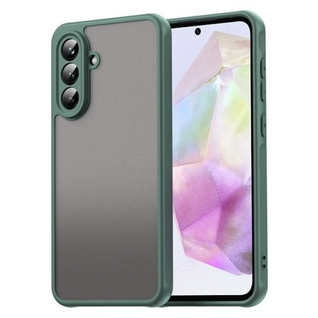 SKALO Samsung A56 5G Color Bumper Frosted Cover - Grøn