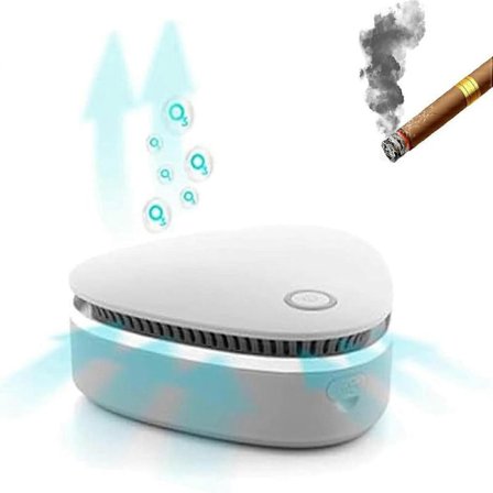 Lugtfjernelsesmaskine til røglugt, røglugtfjerner, ultimativ lugtfjerner til røg, luftfrisker til hjemmet, bilen, køleskabet, skoskabet