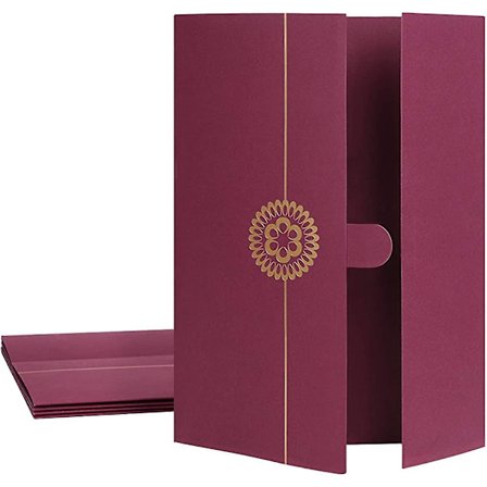 5 st Cover Diplom Certifikathållare Fodral Tjockt cover