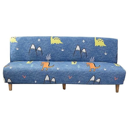 Sofaovertrekk uten armlener Stretch sofaoverkast 2 seter 3 seter uten armlener sovesofa