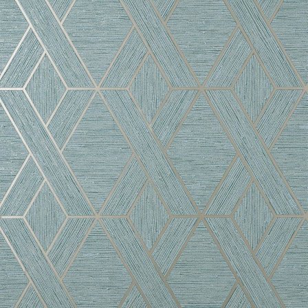 Fine Decor Miya Geo Teal Tapet FD43154