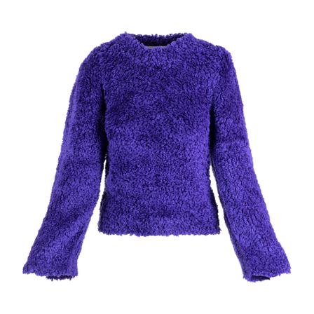 Stella McCartney Round-neck Strik Lilla, Dame Striktrøjer