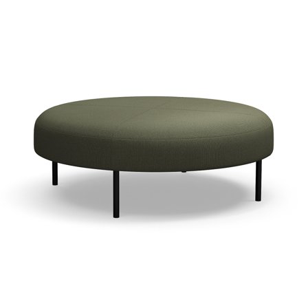 Hocker, VARIETY, Ø 1200mm, Stoff Blues CSII, olive