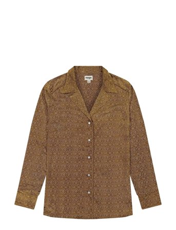 Slim Blouse Brown Wrangler
