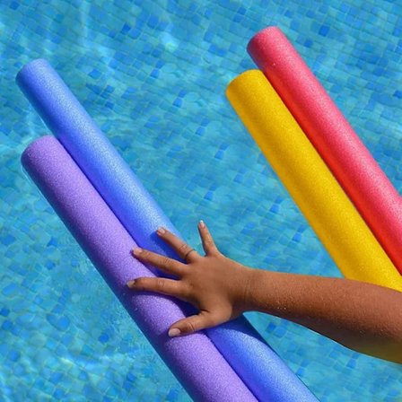 4 stk. Svømmebassin Noodle 6,5x150cm Fleksibel Skum