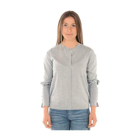 Liu Jo M18120Ma55Ggrigio cardigan Grå, Dame Cardigans
