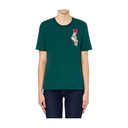 Moschino T-Shirts Grøn, Dame