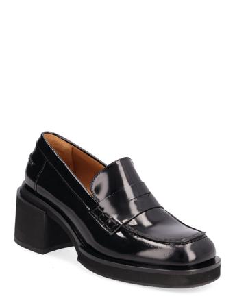 Shoes Shoes Heels Heeled Loafers Svart Billi Bi*Betinget Tilbud